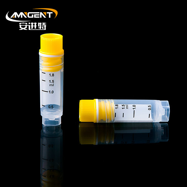 전통적인 극저온 바이알 2.0ml Intorsion Yellow